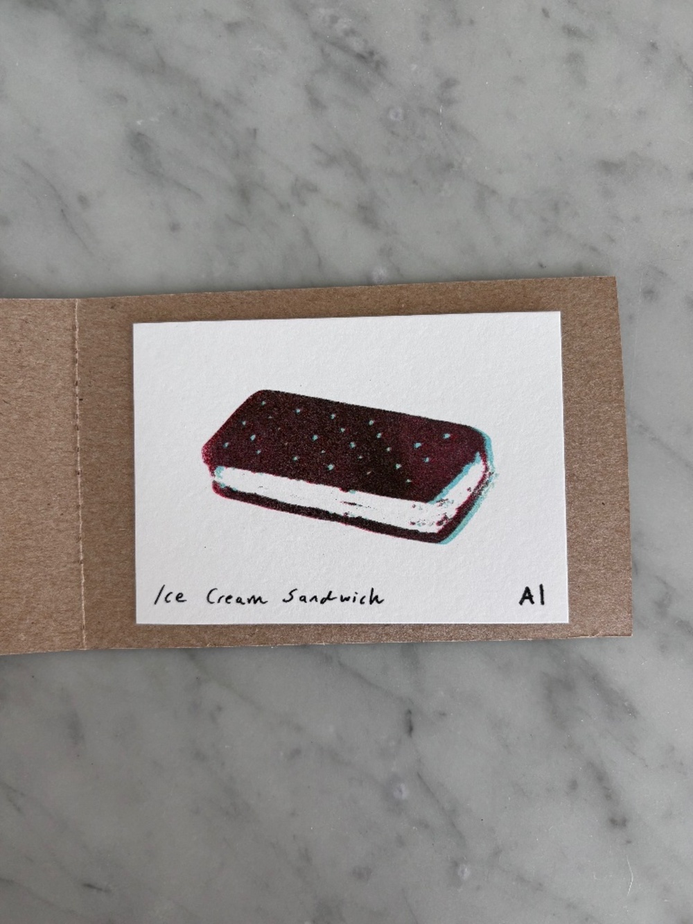 Ana Inciardi Mini Art Print - Ice Cream Sandwich